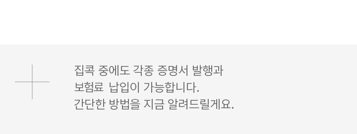 집콕 중에도 각종 증명서 발행과 보험료 납입이 가능합니다. 간단한 방법을 지금 알려드릴게요.