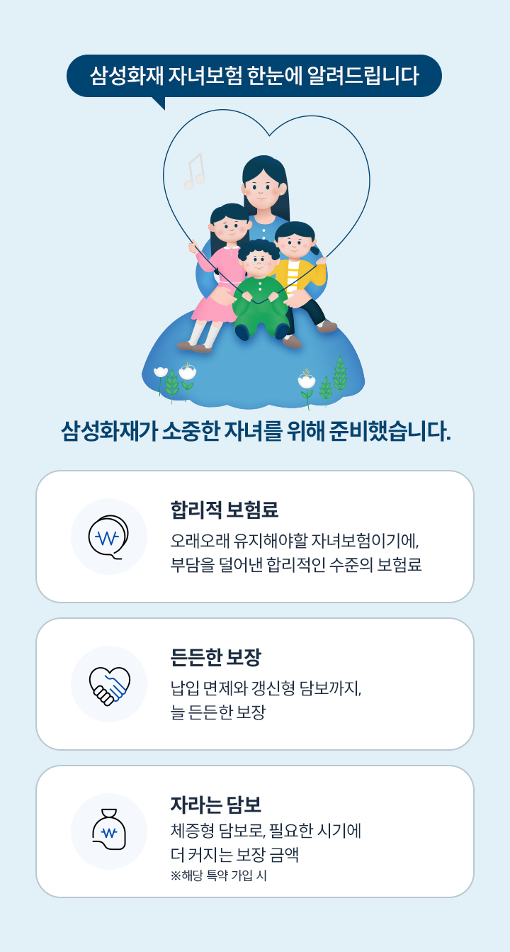 삼성화재 자녀보험 한눈에 알려드립니다
